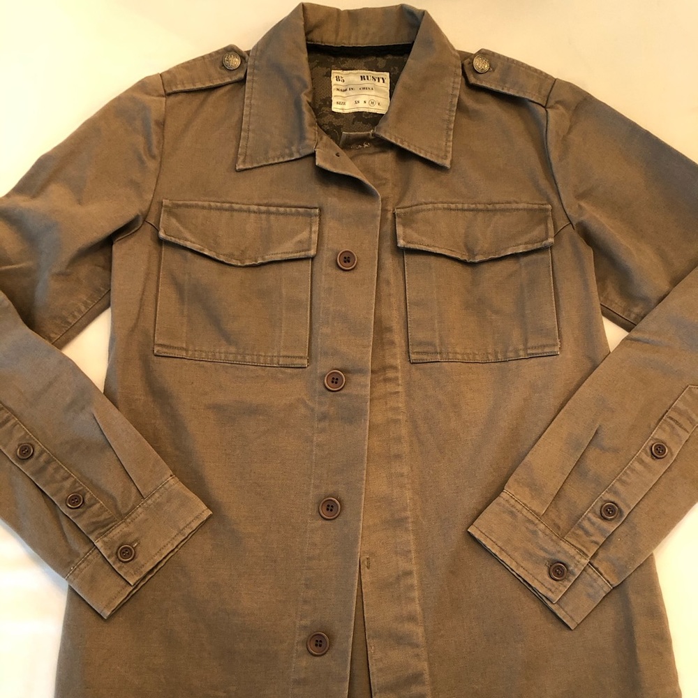 Women’s Rusty Jacket. Grey. Size Medium